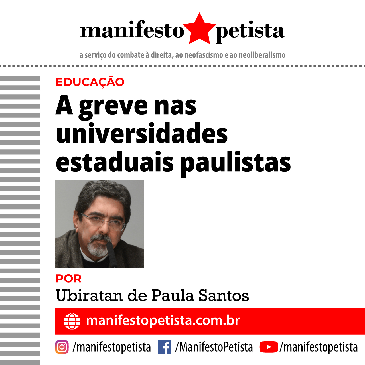 Greve Universidades Estaduais Paulistas